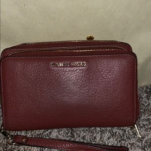 Large Michael Kors wristlet
